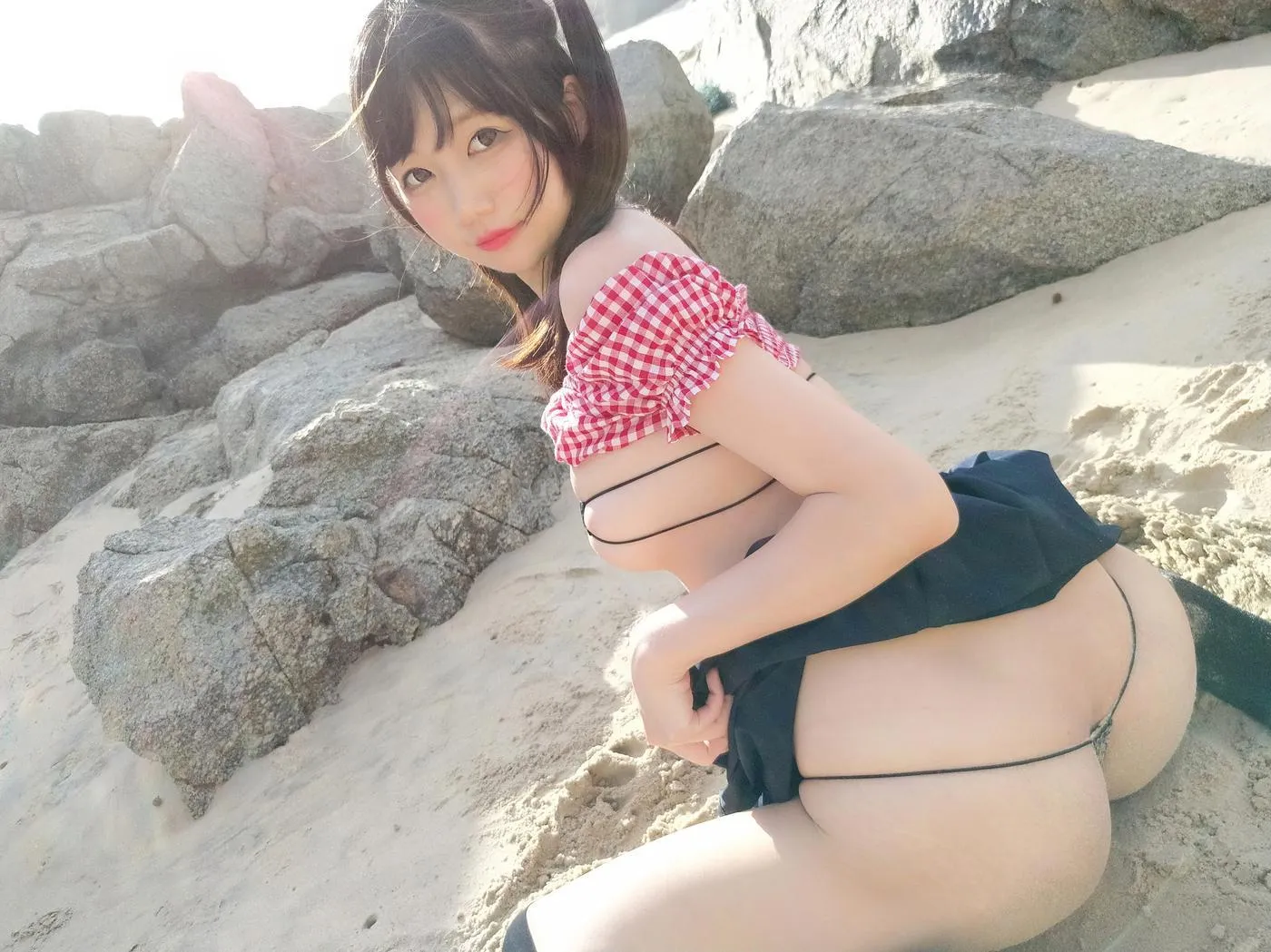 Nagesa魔物喵 – NO.34 -海岛旅行自拍 [71P]插图4
